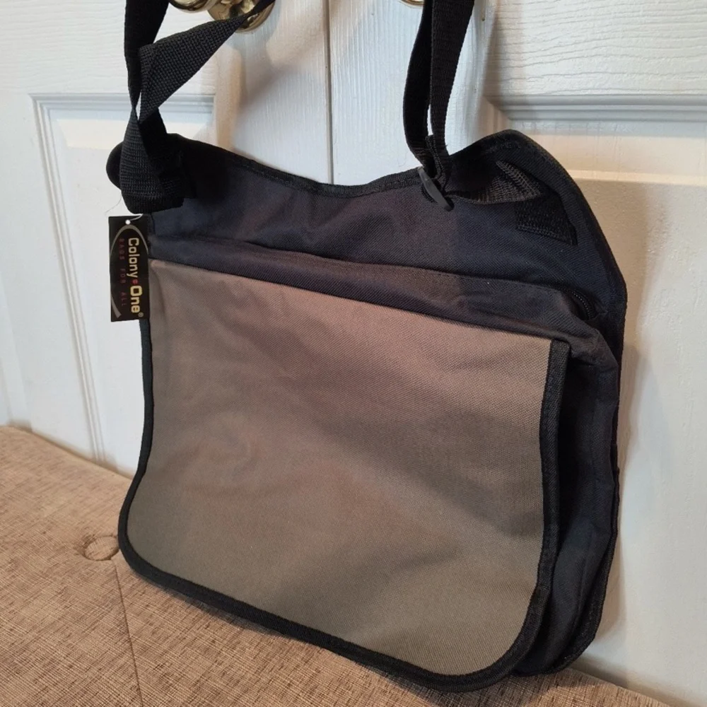Colony One Over the Shoulder Multi Pockets School Bag New with tags